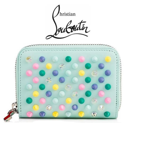 2017SS Christian Louboutin ルブタンスーパーコピー 財布 マルチカラースタッズコインケース